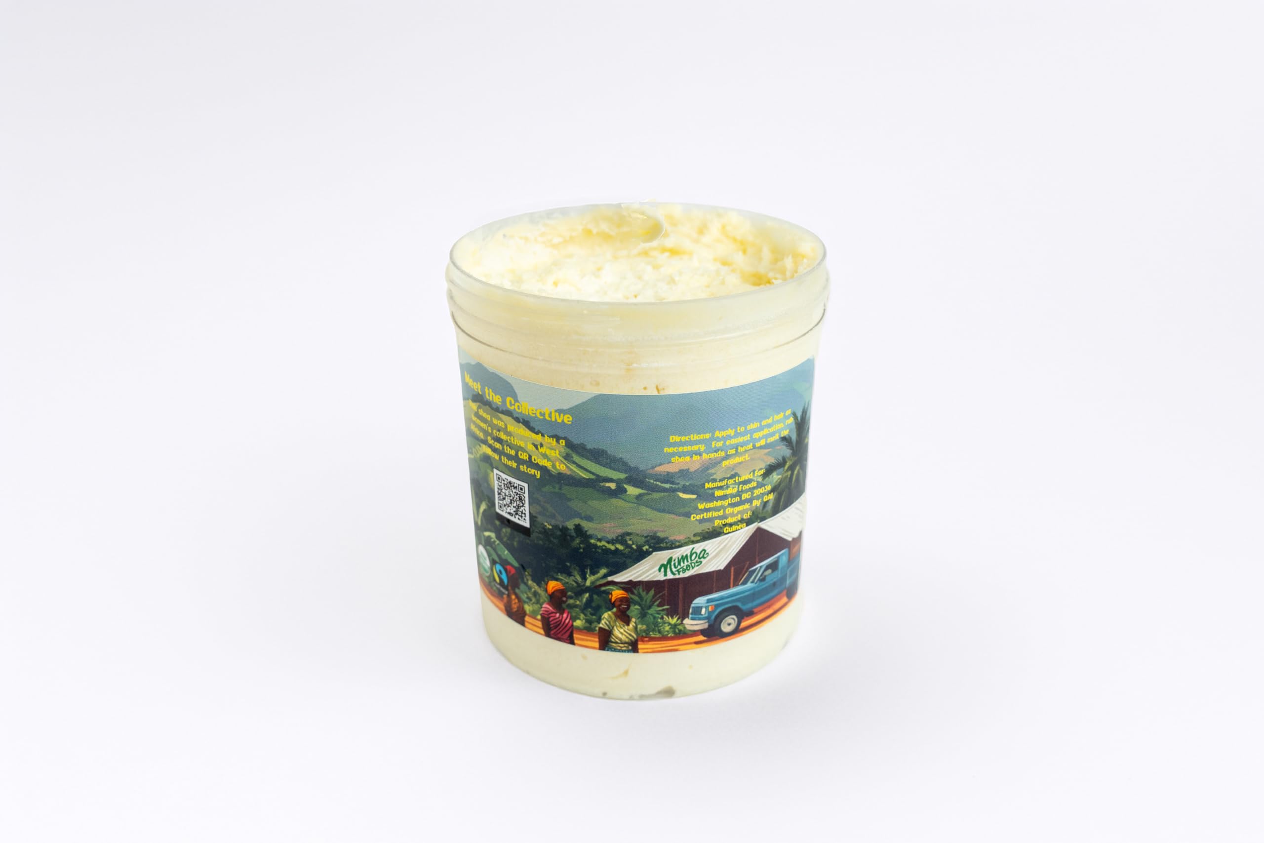 Nimba Foods Whipped Shea Butter vitamins A and E nourishment for skin.