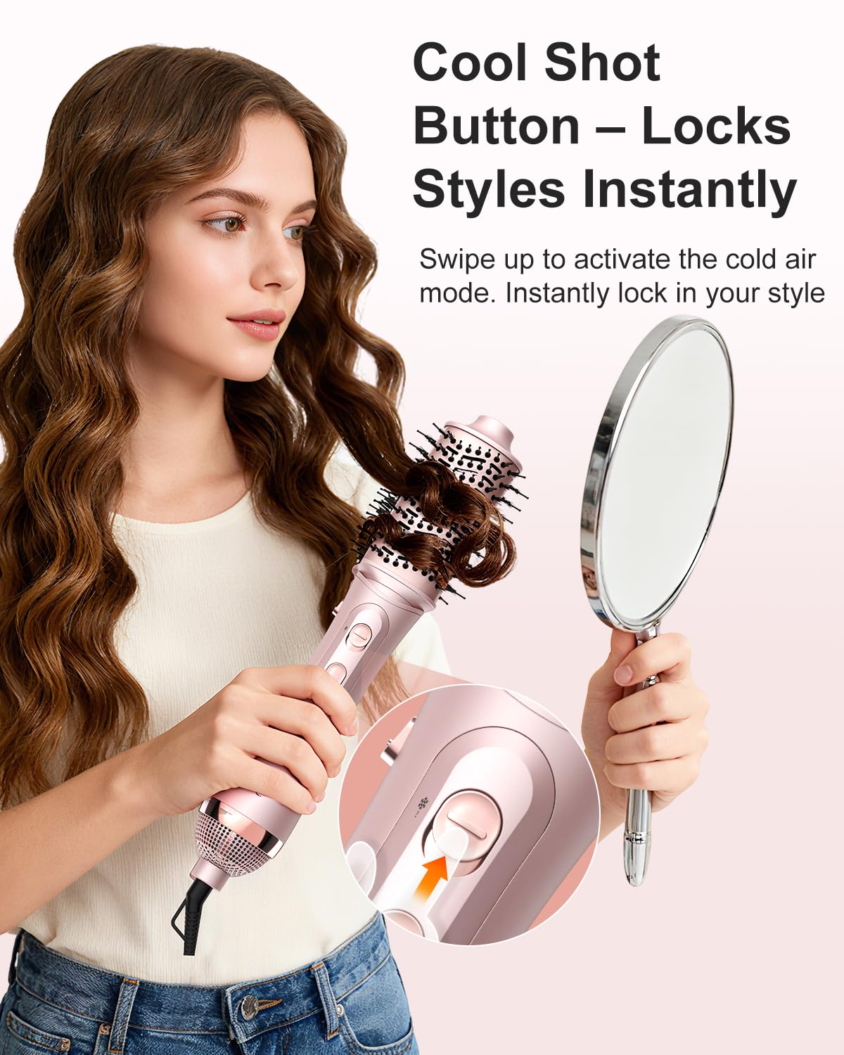 Nimmu Blow Dryer Brush Set all-in-one design for versatile styling anywhere.