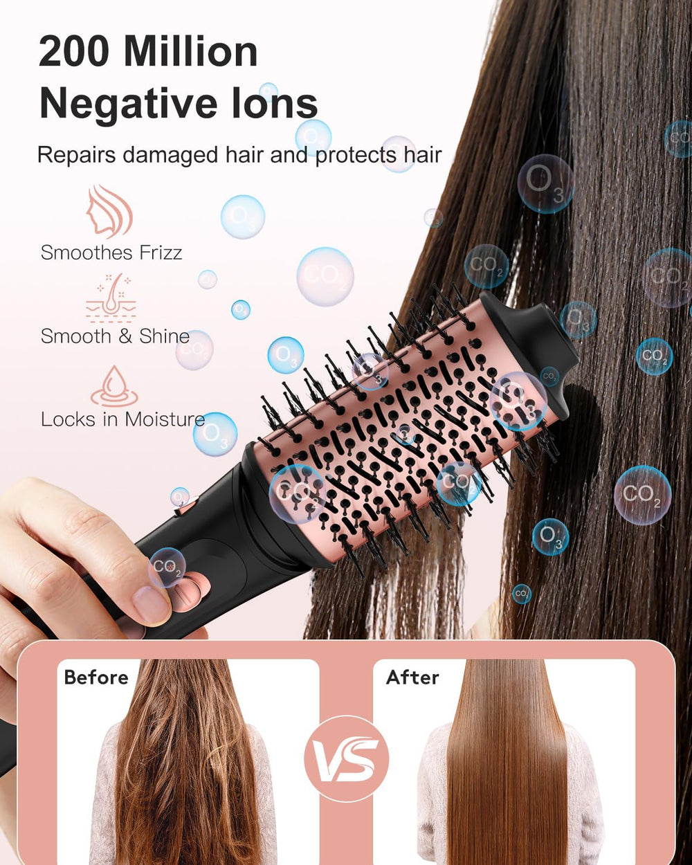 Nimmu one-hand temperature control makes styling easier and more intuitive.