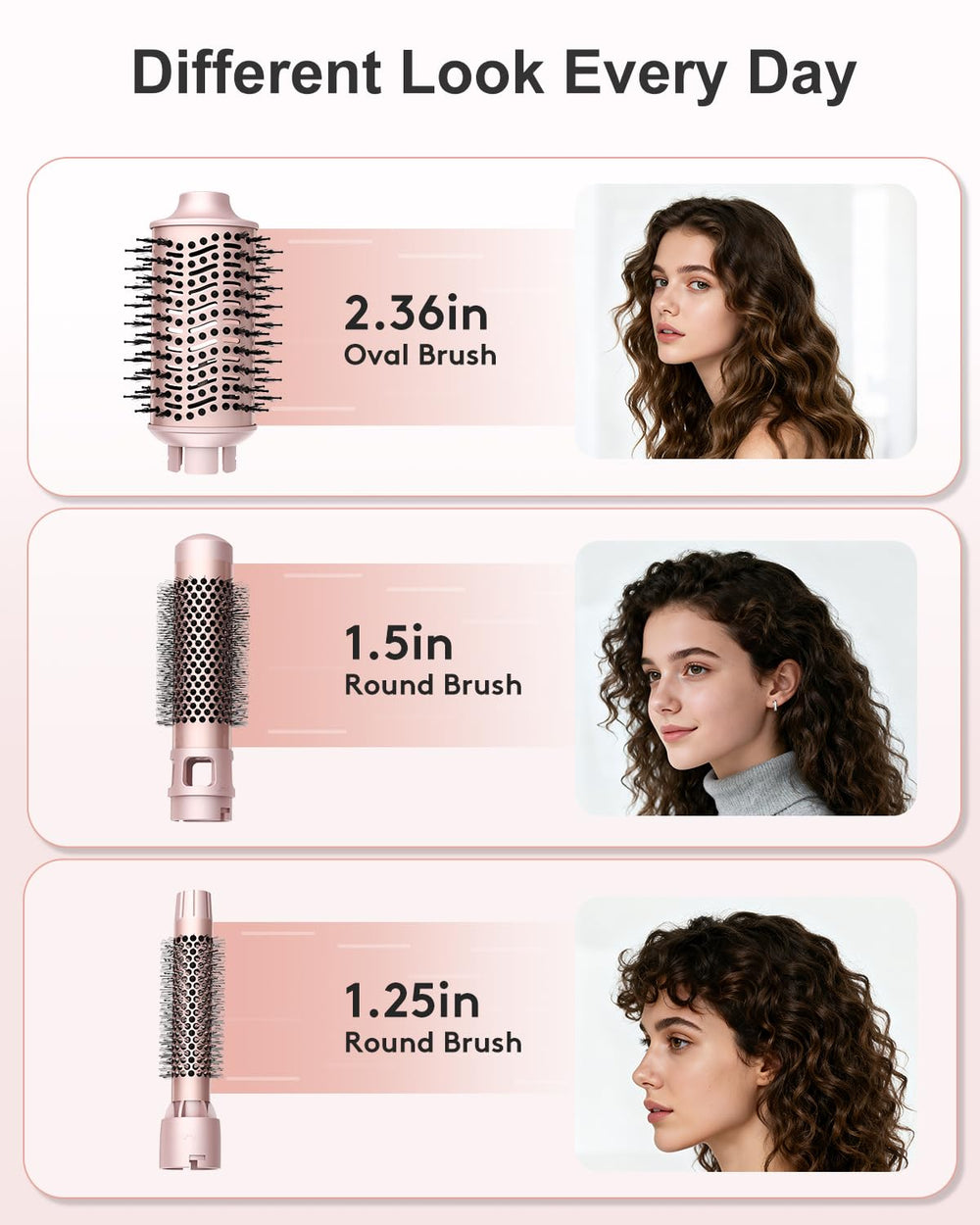 Nimmu Blow Dryer Brush Set round thermal 38mm for salon-style blowouts and shine.