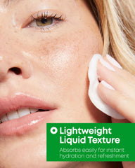 NINELESS Azelaic Acid Toner porcelain skin close-up with refined pores.