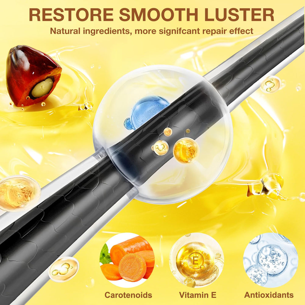 Ninsiec Batana Oil glossy-hair result visual signaling natural shine.