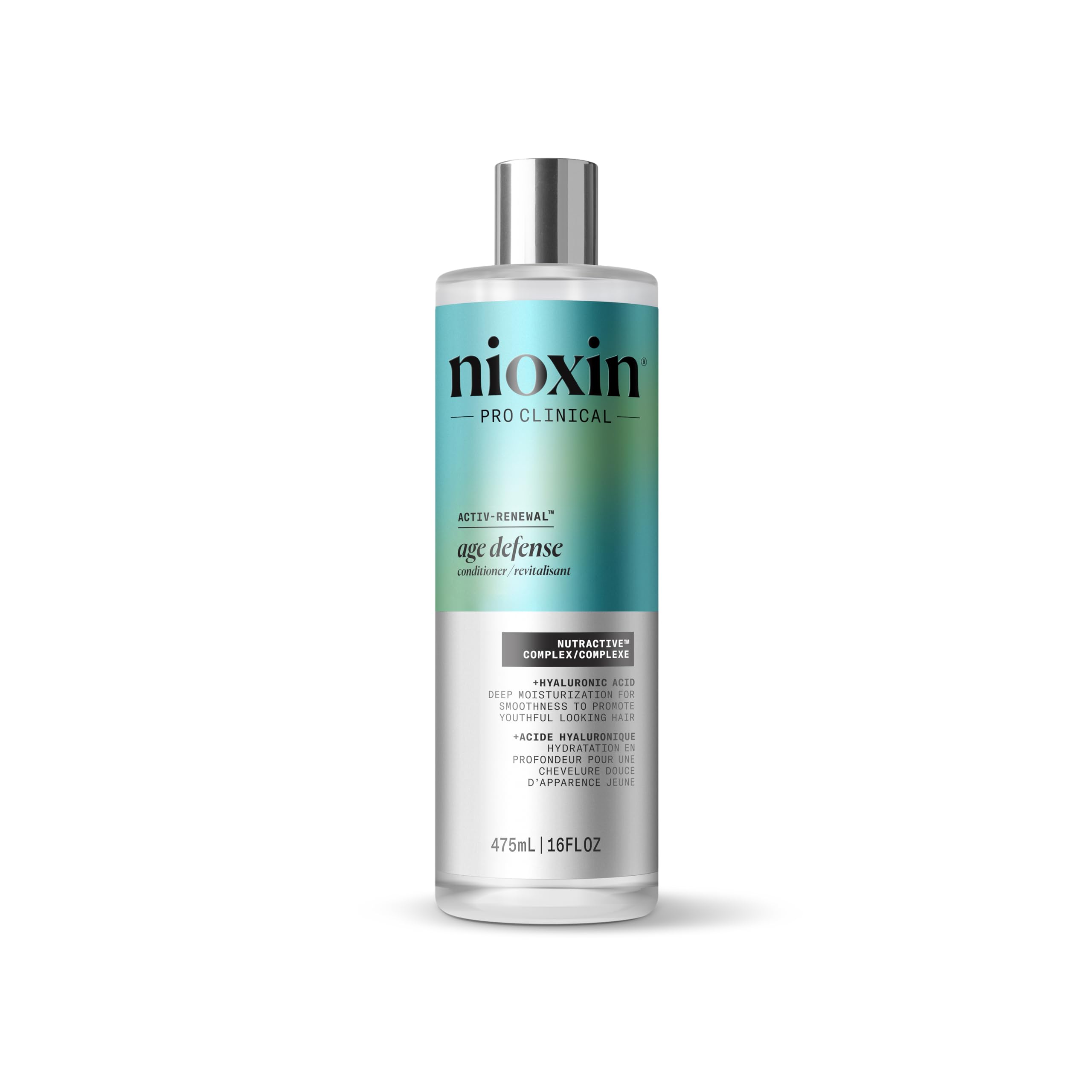 NIOXIN front bottle view showing product for lightweight hydration