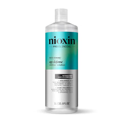NIOXIN front bottle view showing label and size, clear product identification and benefit