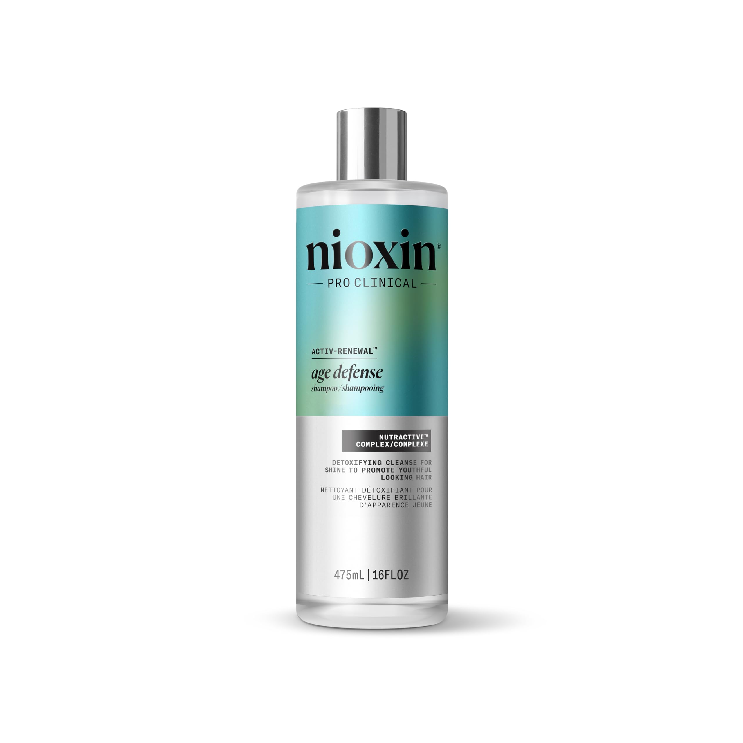 NIOXIN front bottle showing product branding and volume for clear identification and purchase confidence