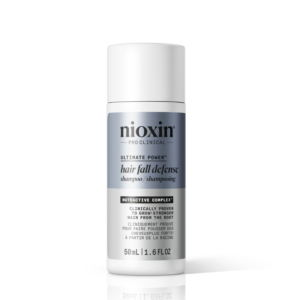 NIOXIN front packaging showing bottle and product name, highlighting grooming confidence