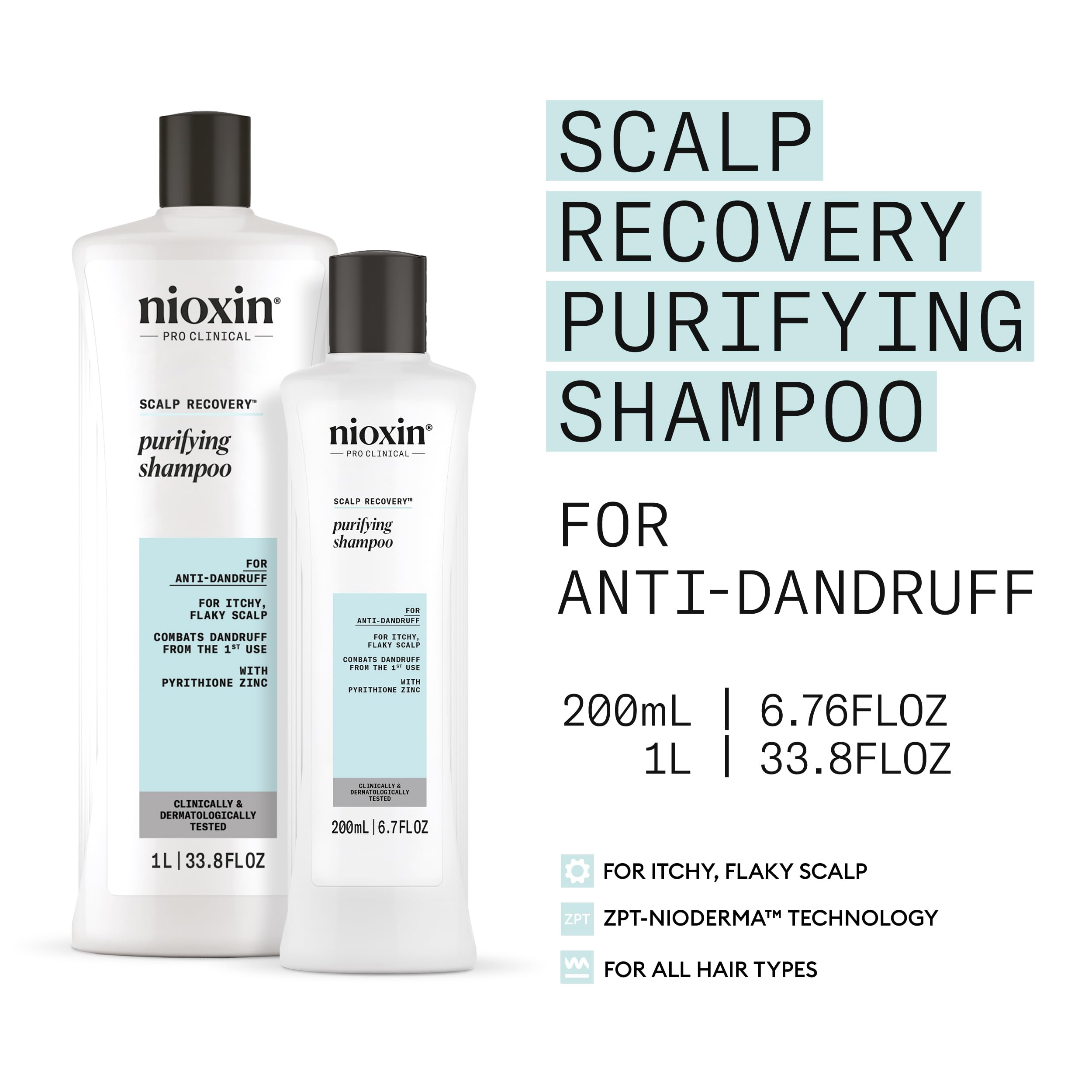 NIOXIN on bathroom shelf in lifestyle setting promoting daily routine use