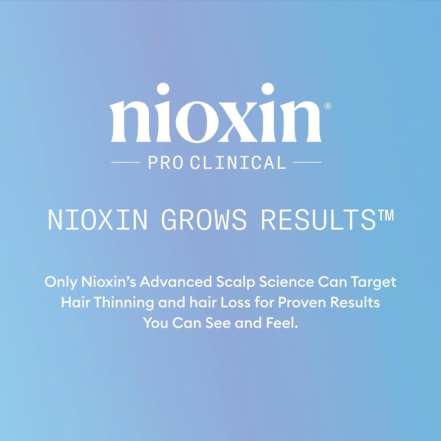 NIOXIN shampoo on bathroom shelf conveying daily routine benefit