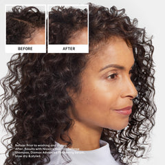 Nioxin label close-up showing ingredients and benefits for confidence