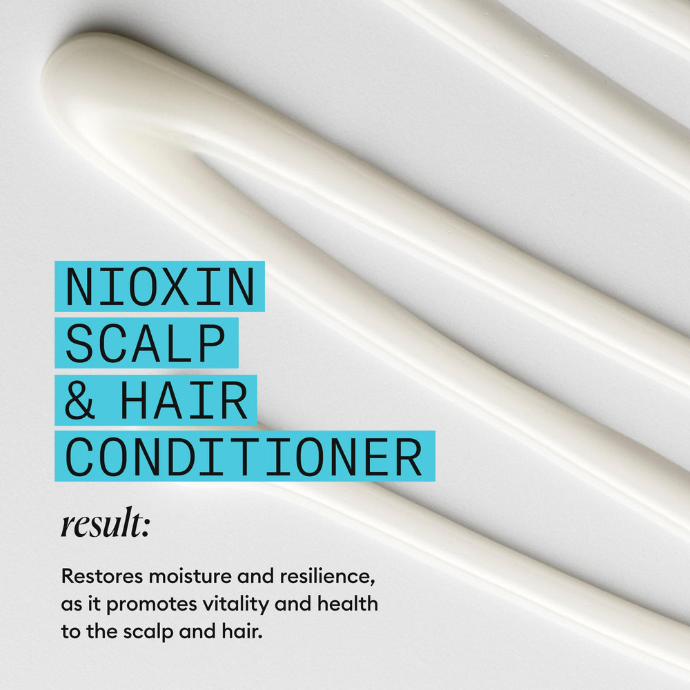Nioxin bottles beside a ruler showing 33.8 fl oz scale for assessment of value