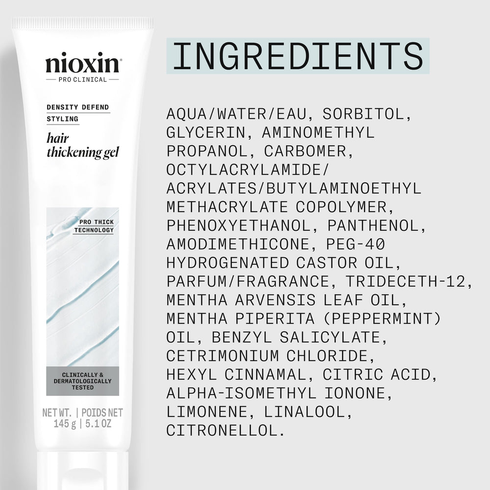 Nioxin bottle on bathroom shelf in daily routine setting for consistent use benefit