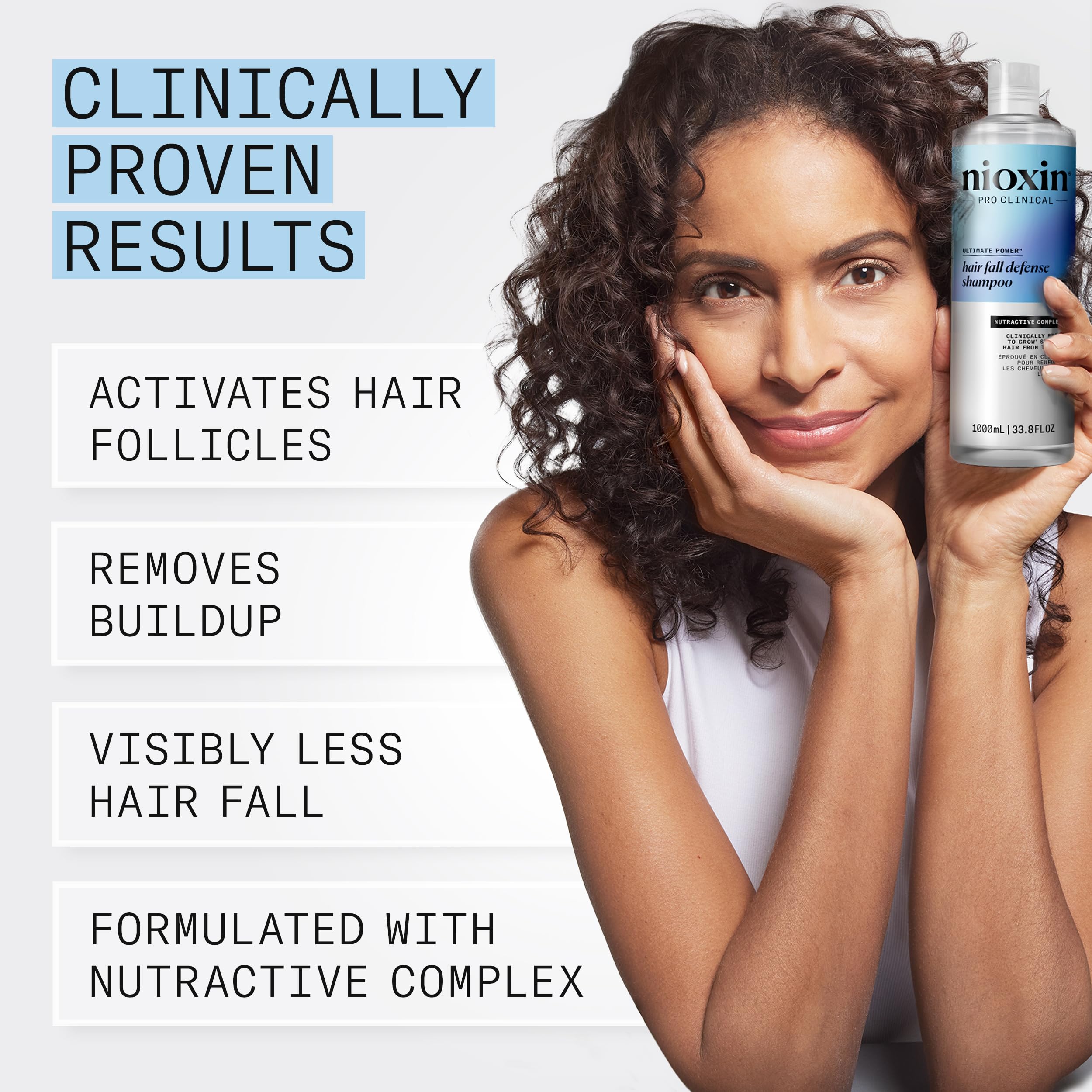 Nioxin duo label details showing active ingredients and benefits