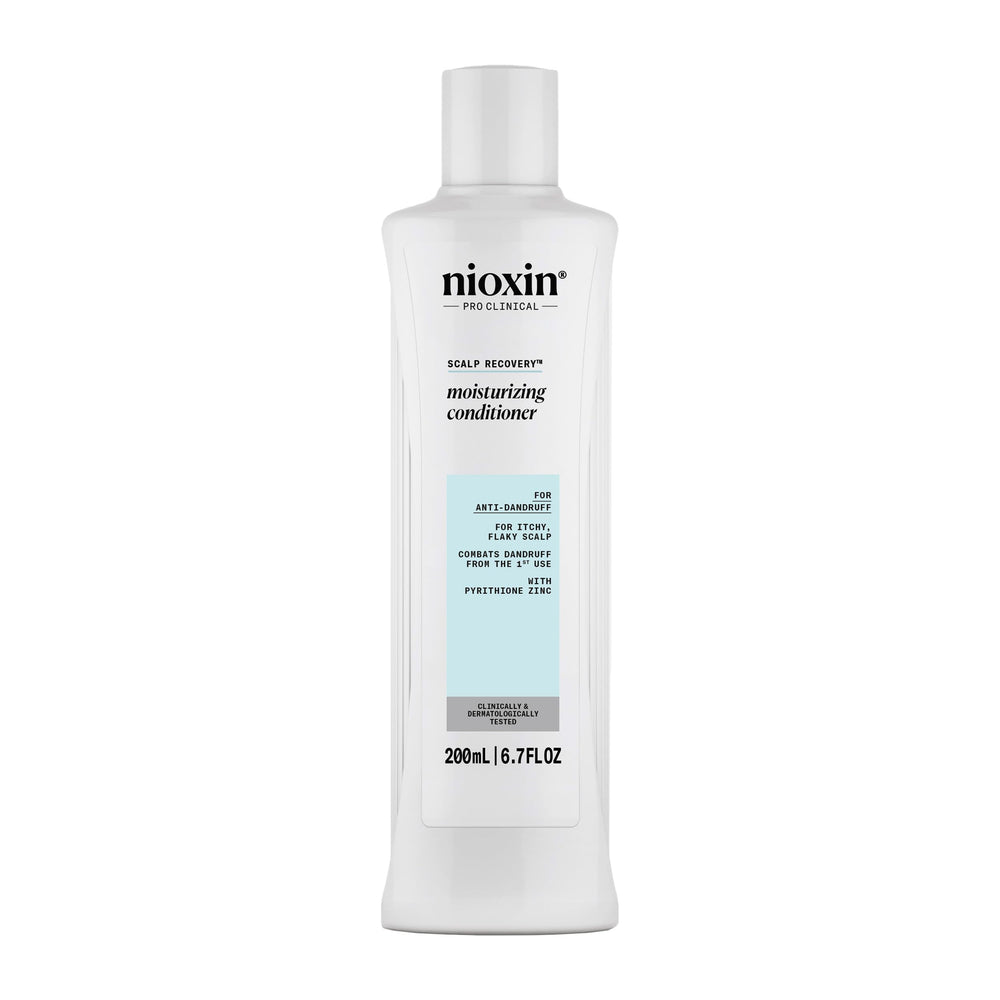 Nioxin front packaging showing 6.7 fl oz bottle and clear benefits
