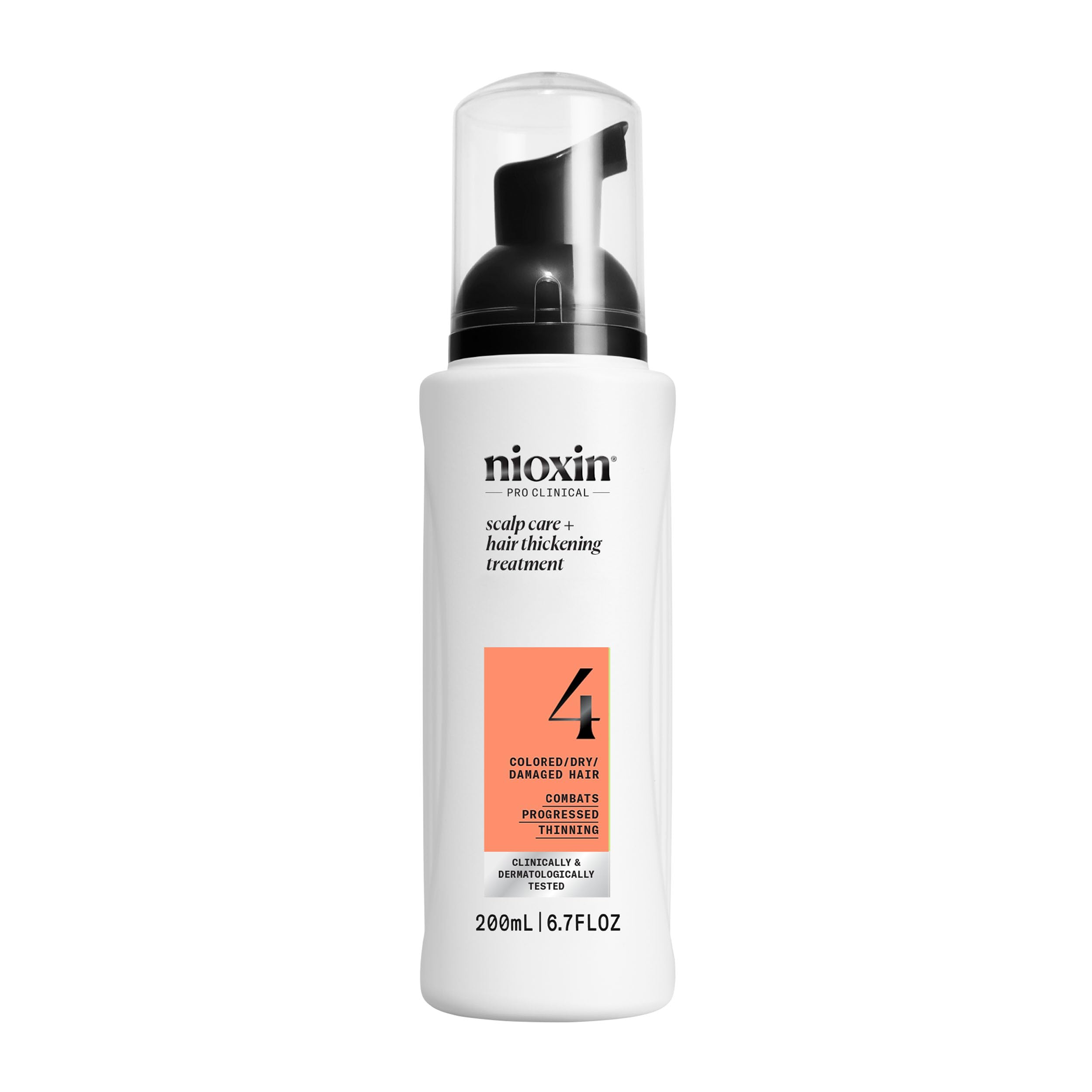 Nioxin front packaging showing 6.8 fl oz bottle and system branding benefiting scalp health