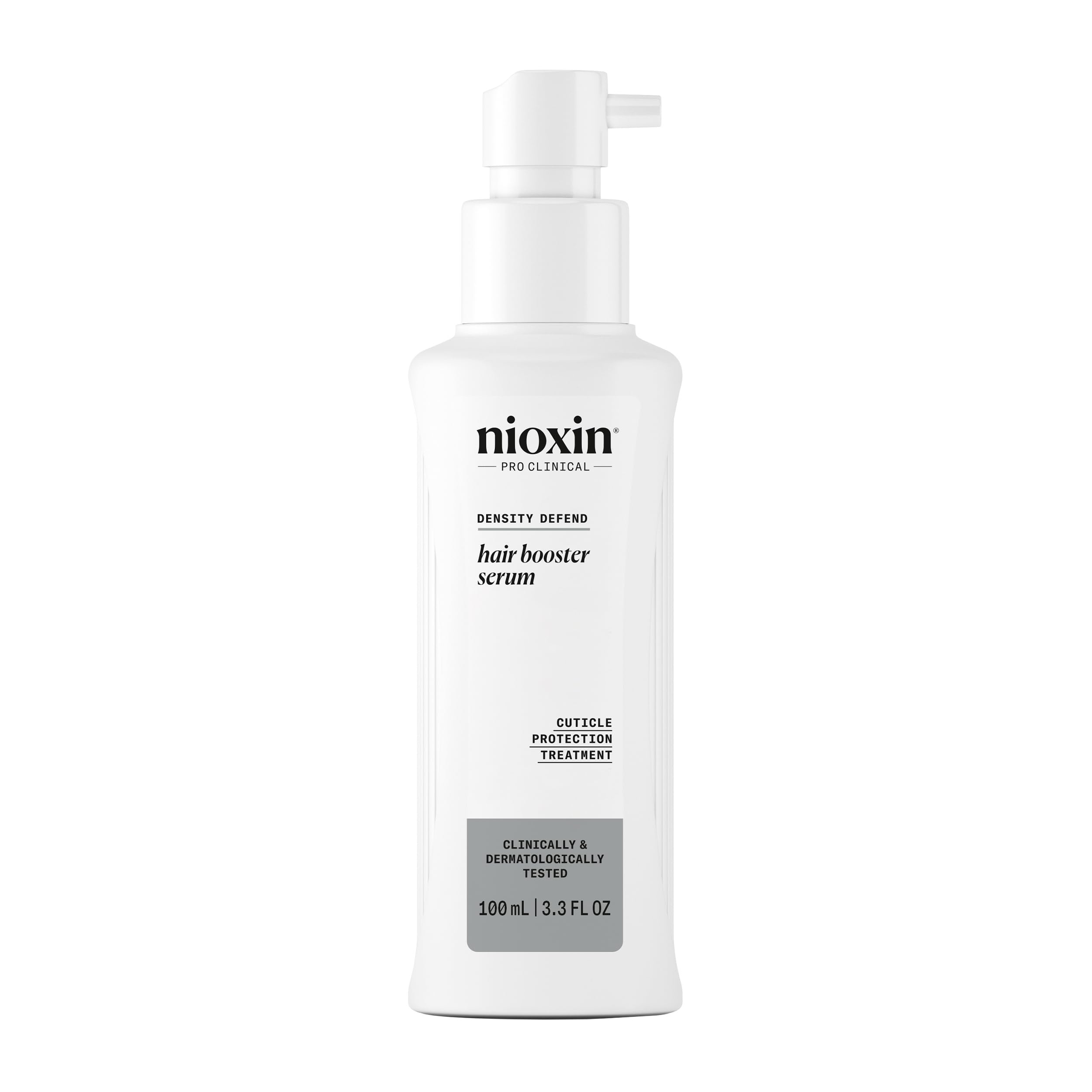 Nioxin front packaging showing bottle and professional branding, conveys reliability