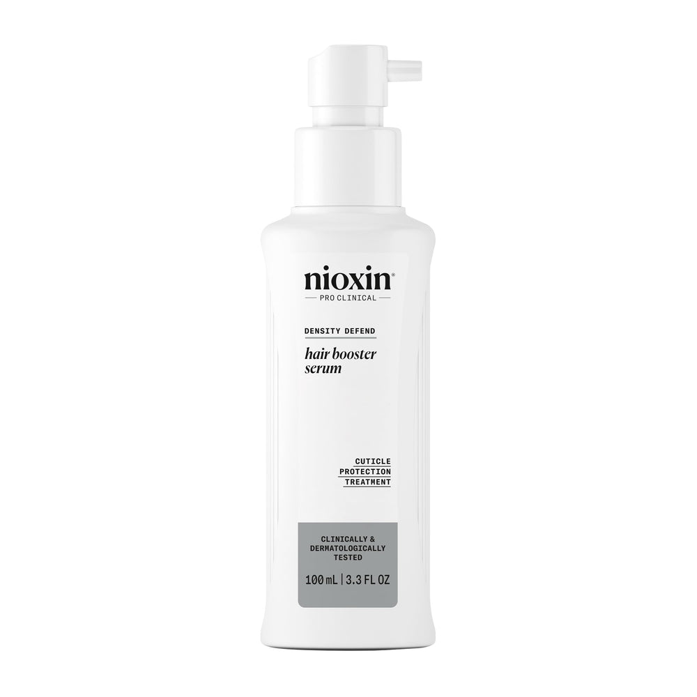 Nioxin front packaging showing bottle and professional branding, conveys reliability
