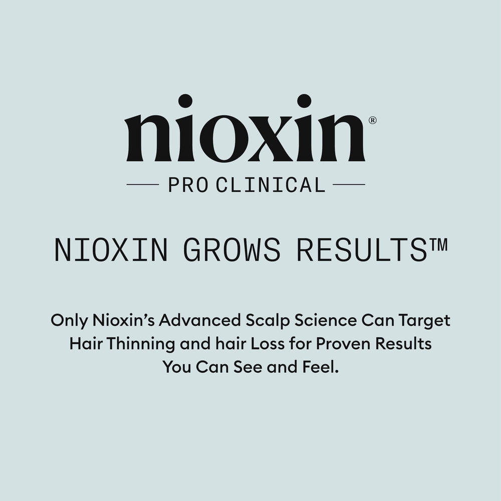 NIOXIN in salon setting demonstrating fuller-looking hair styling