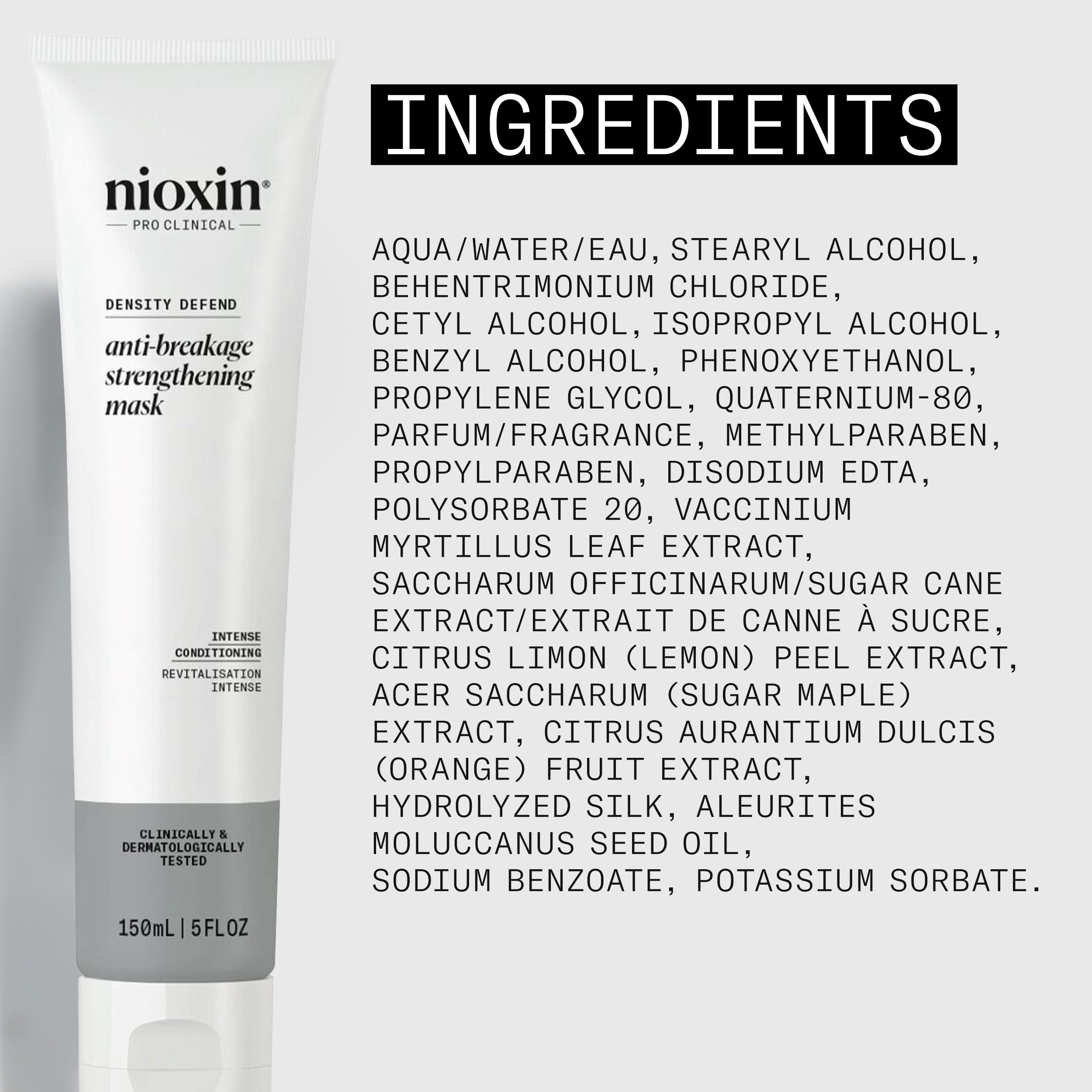 Nioxin in bathroom routine with towel showing salon-level home treatment