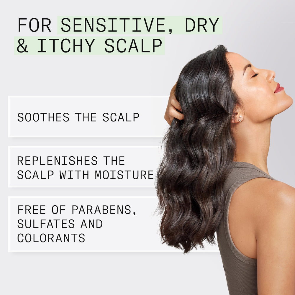 NIOXIN with aloe vera ingredient display highlighting soothing action