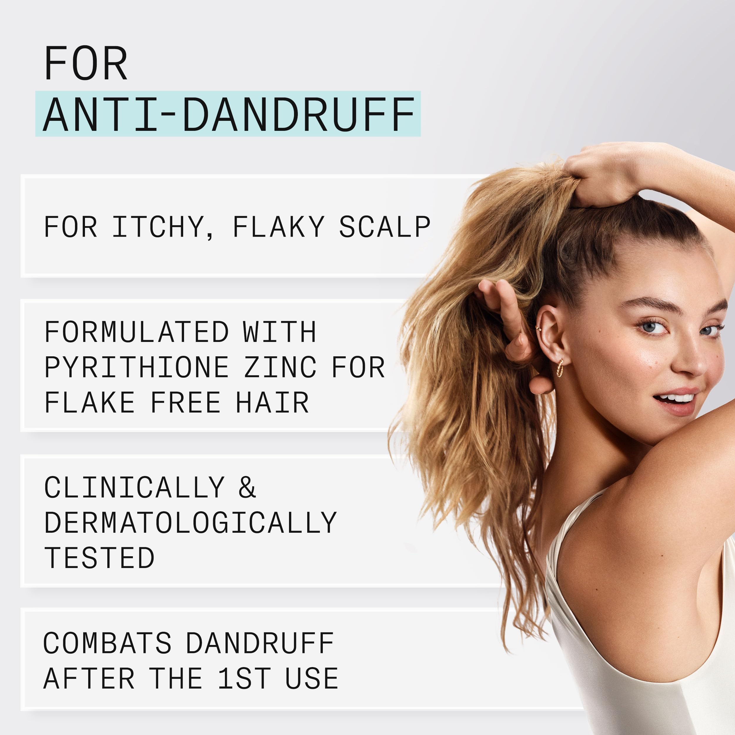 Nioxin pyrithione zinc ingredient visual targeting flake control