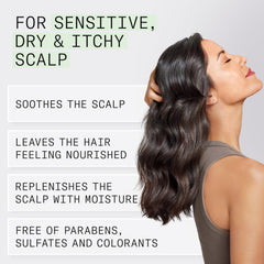 NIOXIN ingredient label with aloe vera and vitamin E for calming scalp