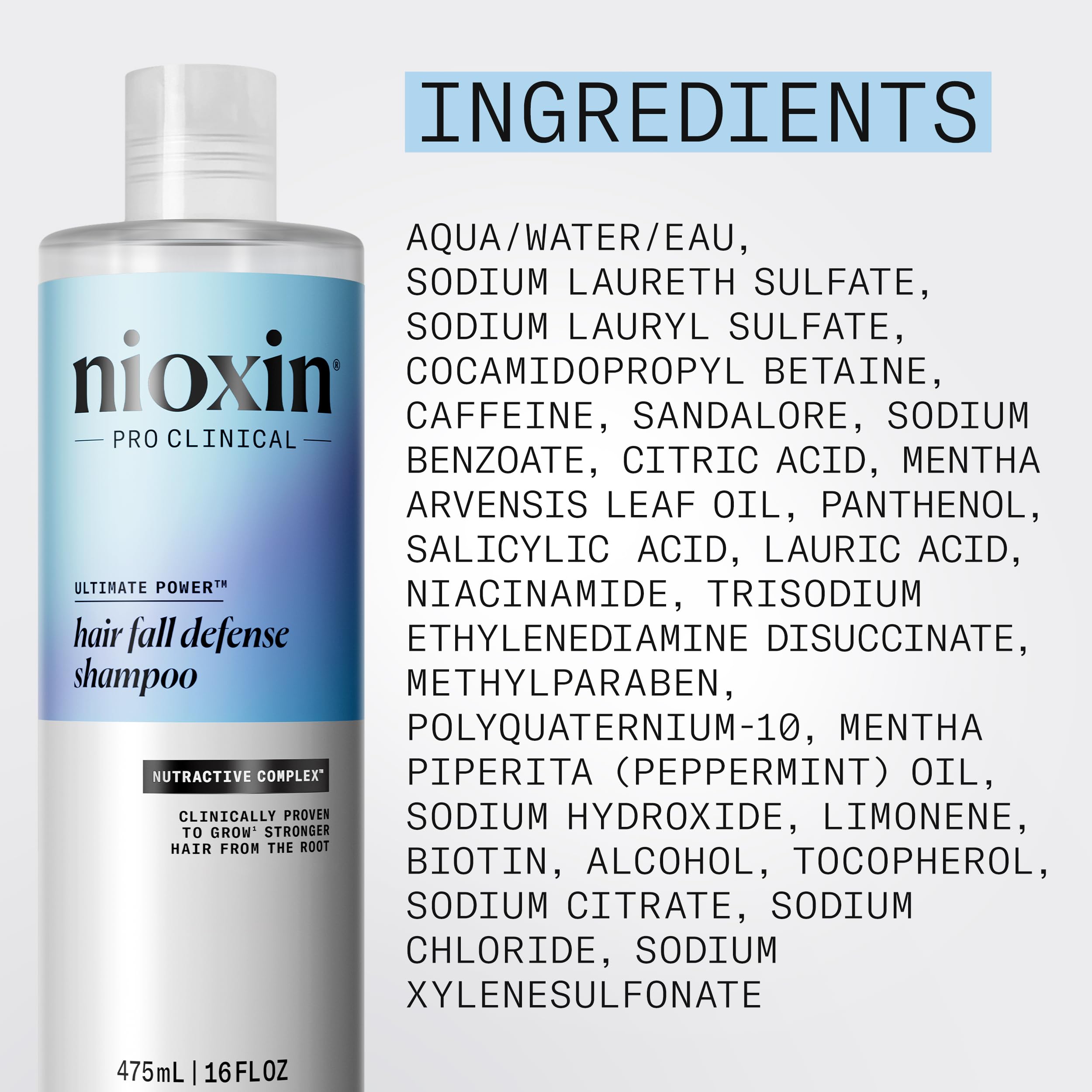 Nioxin in bathroom routine setting showing practical everyday use