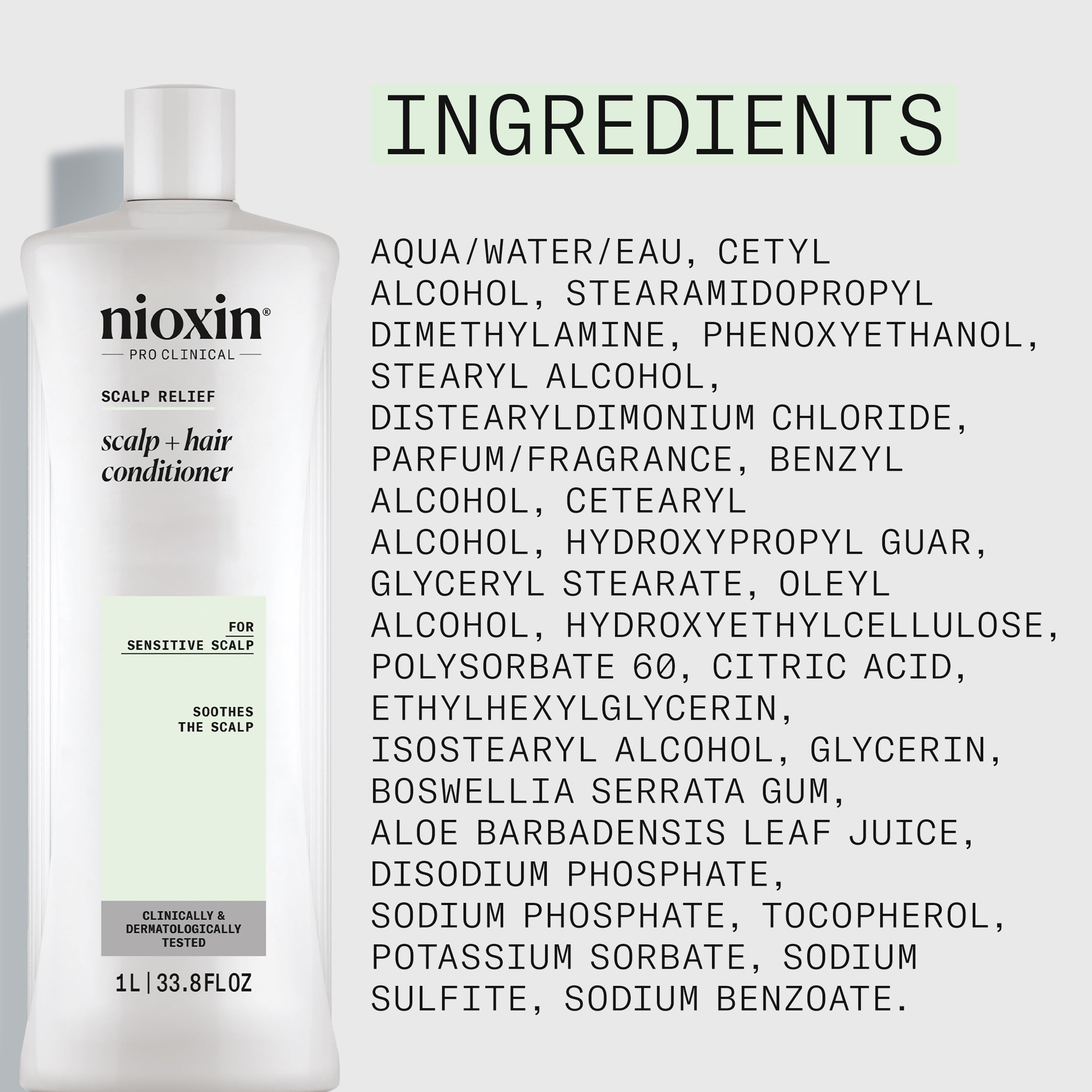 NIOXIN on bathroom shelf in lifestyle scene illustrating daily routine
