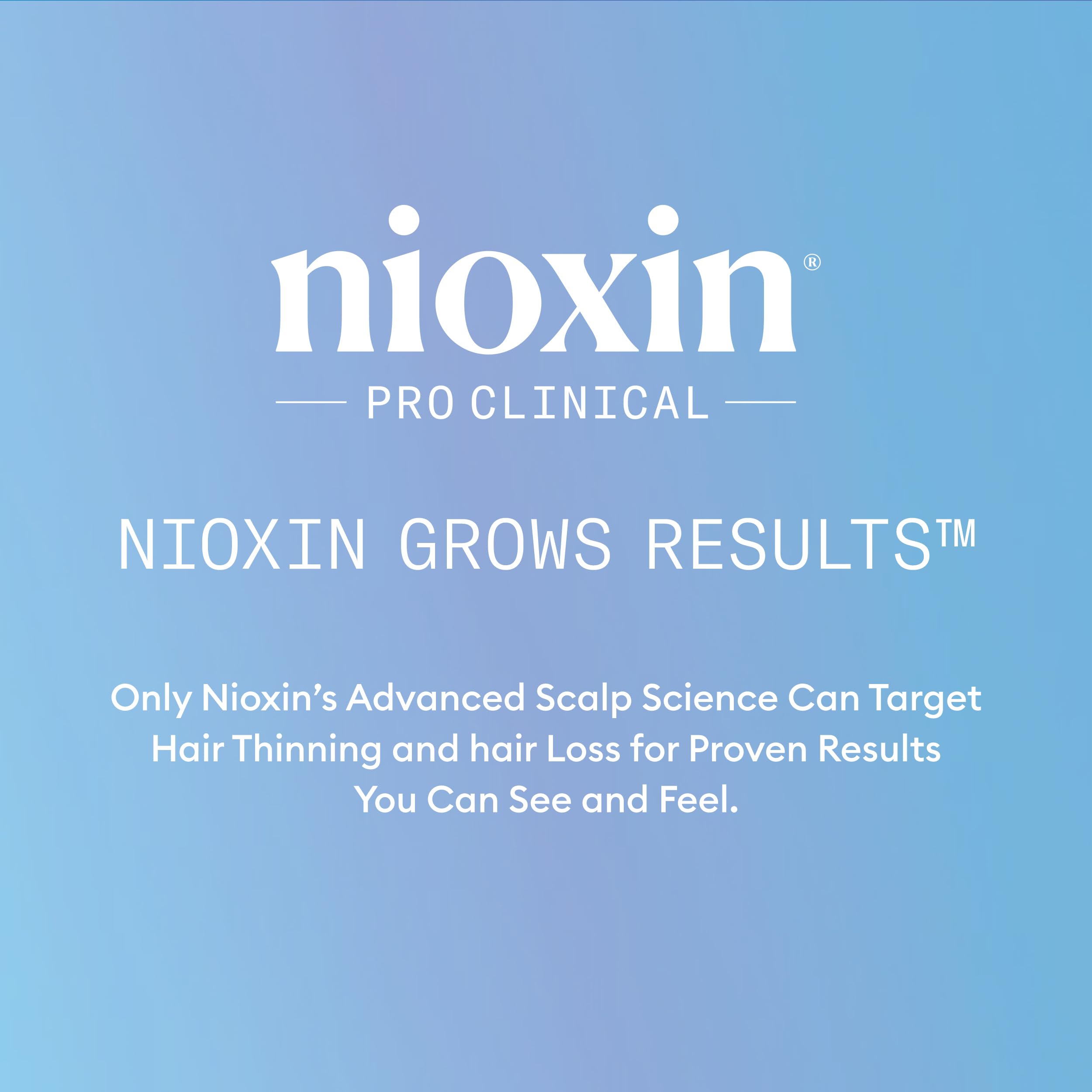Nioxin on bathroom shelf in lifestyle setting suggesting simple daily routine