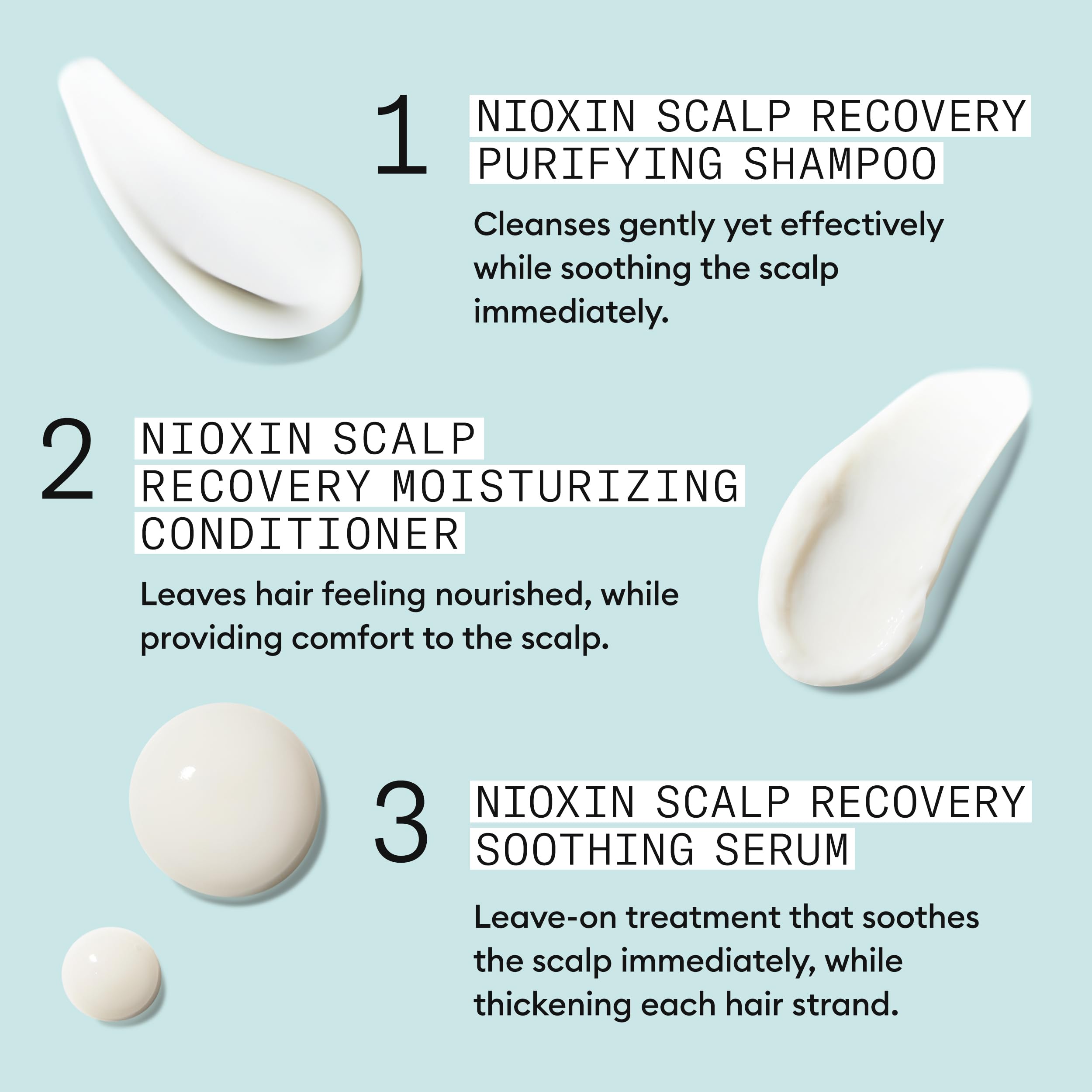 NIOXIN in wet hair shower lifestyle setting showing everyday anti-dandruff routine