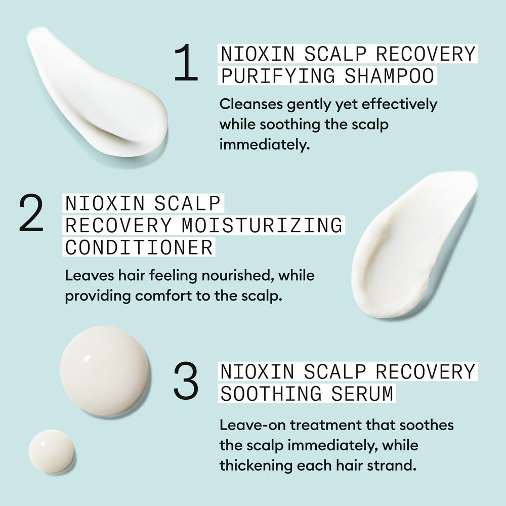 NIOXIN in wet hair shower lifestyle setting showing everyday anti-dandruff routine