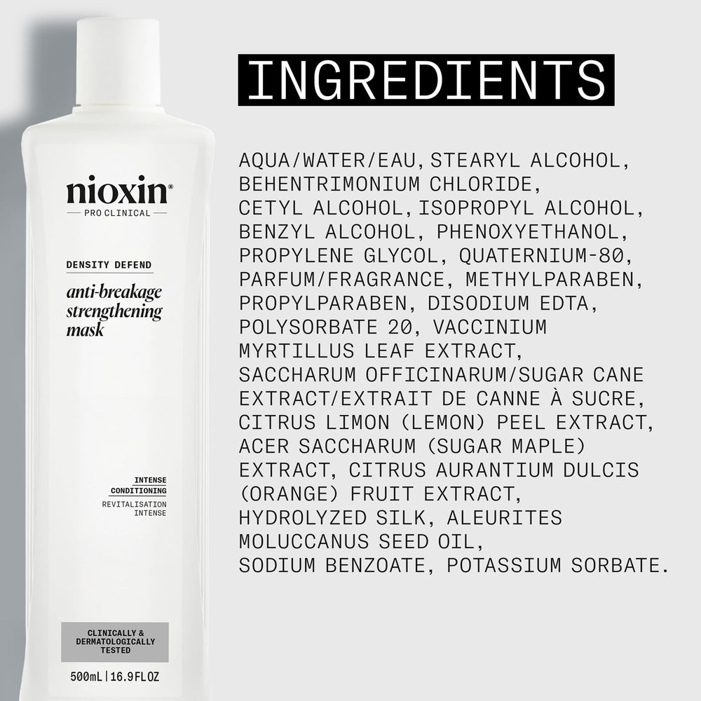 Nioxin on bathroom shelf in lifestyle scene conveying salon-quality home routine