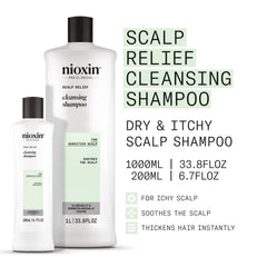 nioxin label close-up highlighting product claims for easy ingredient recognition