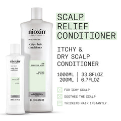 NIOXIN pump top close-up demonstrating easy dispense and controlled use