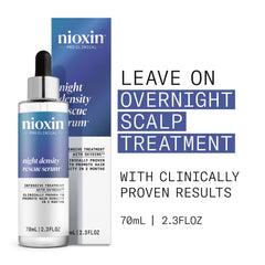 Nioxin close-up dropper texture demonstrating lightweight absorbent serum