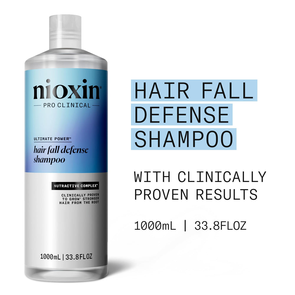 Nioxin label close-up highlighting active ingredients and usage directions for clarity