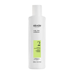 Nioxin System 2 front packaging showing bottle and product benefit