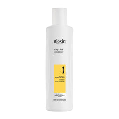 nioxin front bottle showing System 1 conditioner for fuller-looking hair