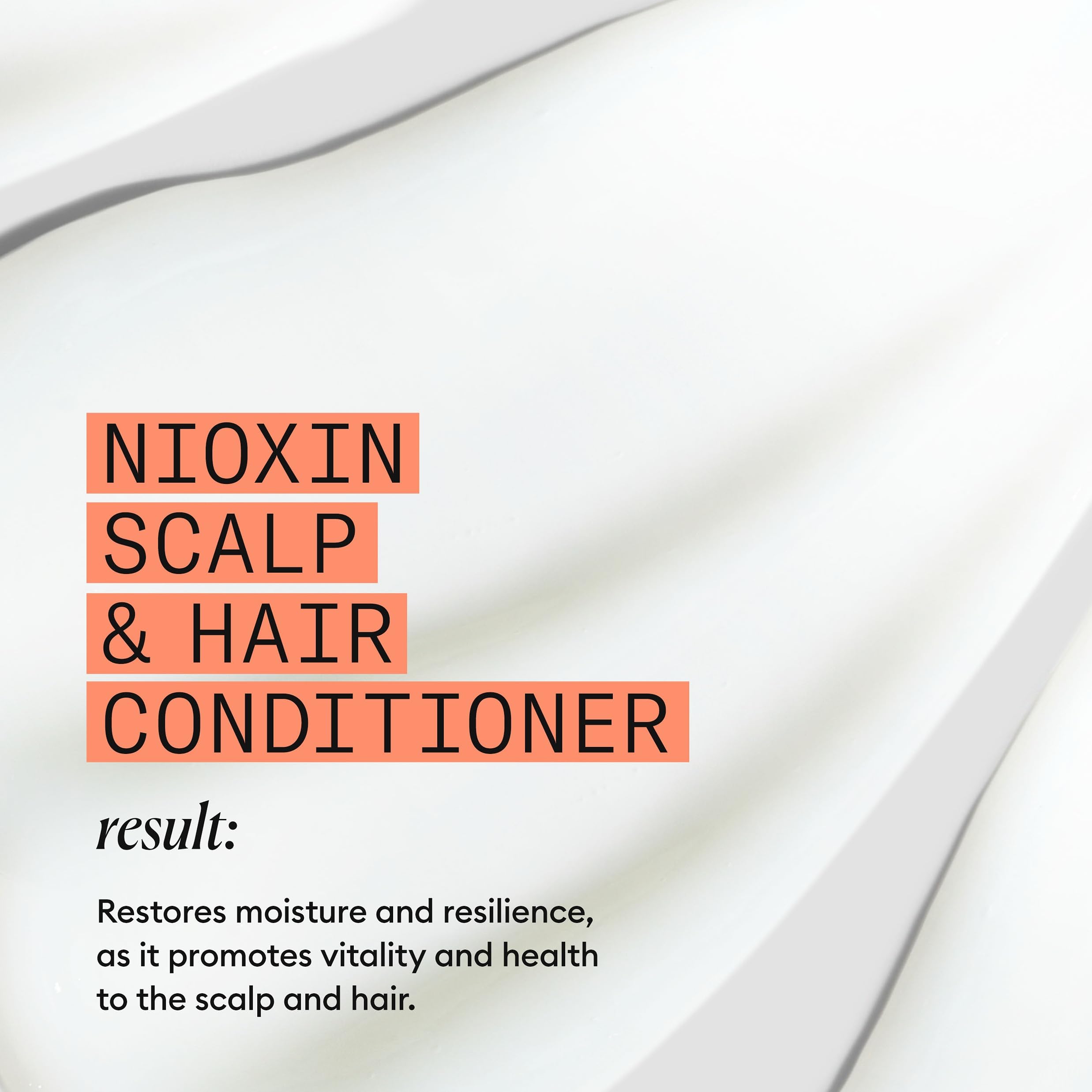 Nioxin bottles on bathroom shelf in lifestyle scene promoting daily use