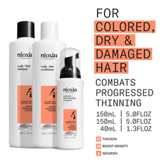 NIOXIN conditioner texture close-up showing lightweight hydration benefit