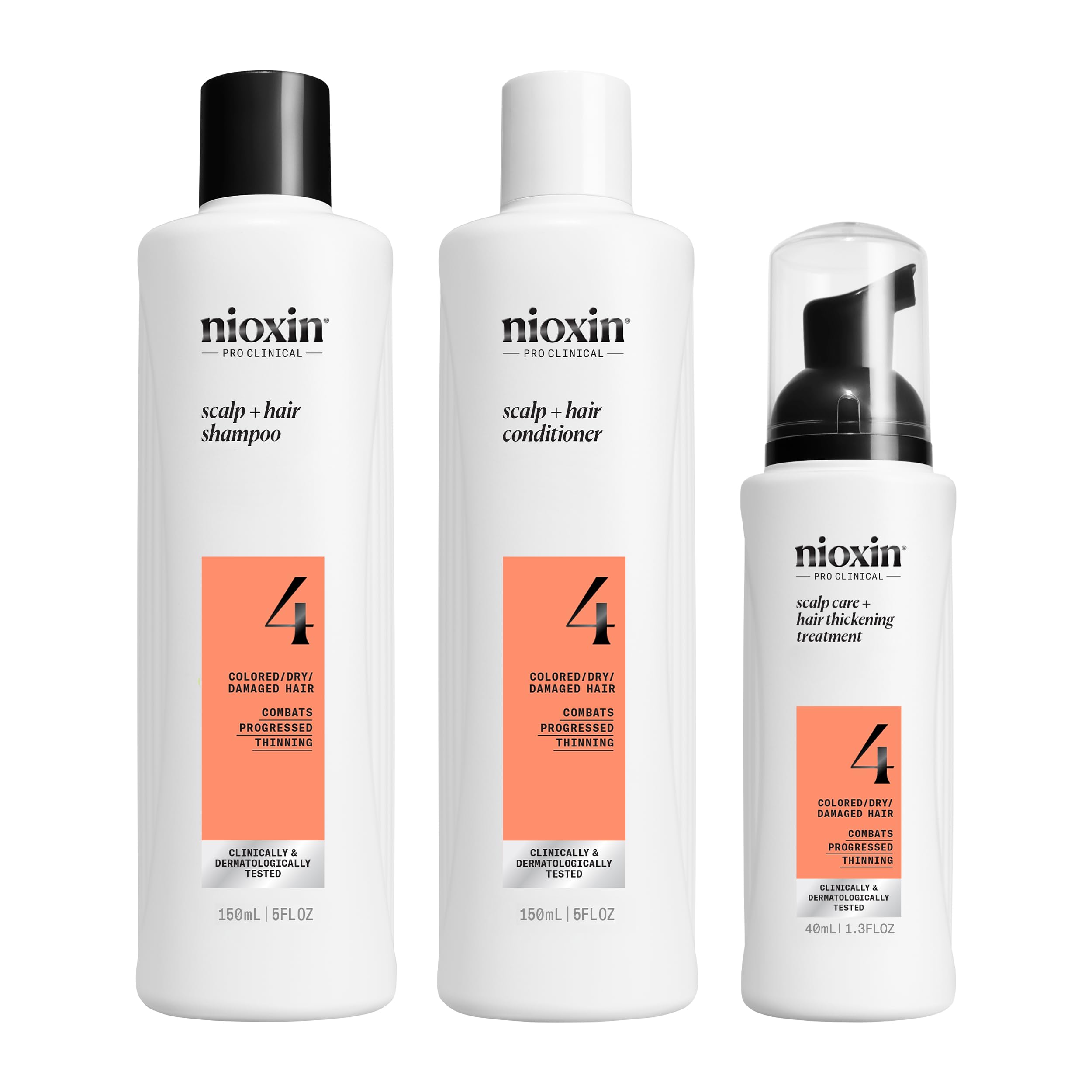 NIOXIN front packaging showing kit for thicker-looking color-treated hair