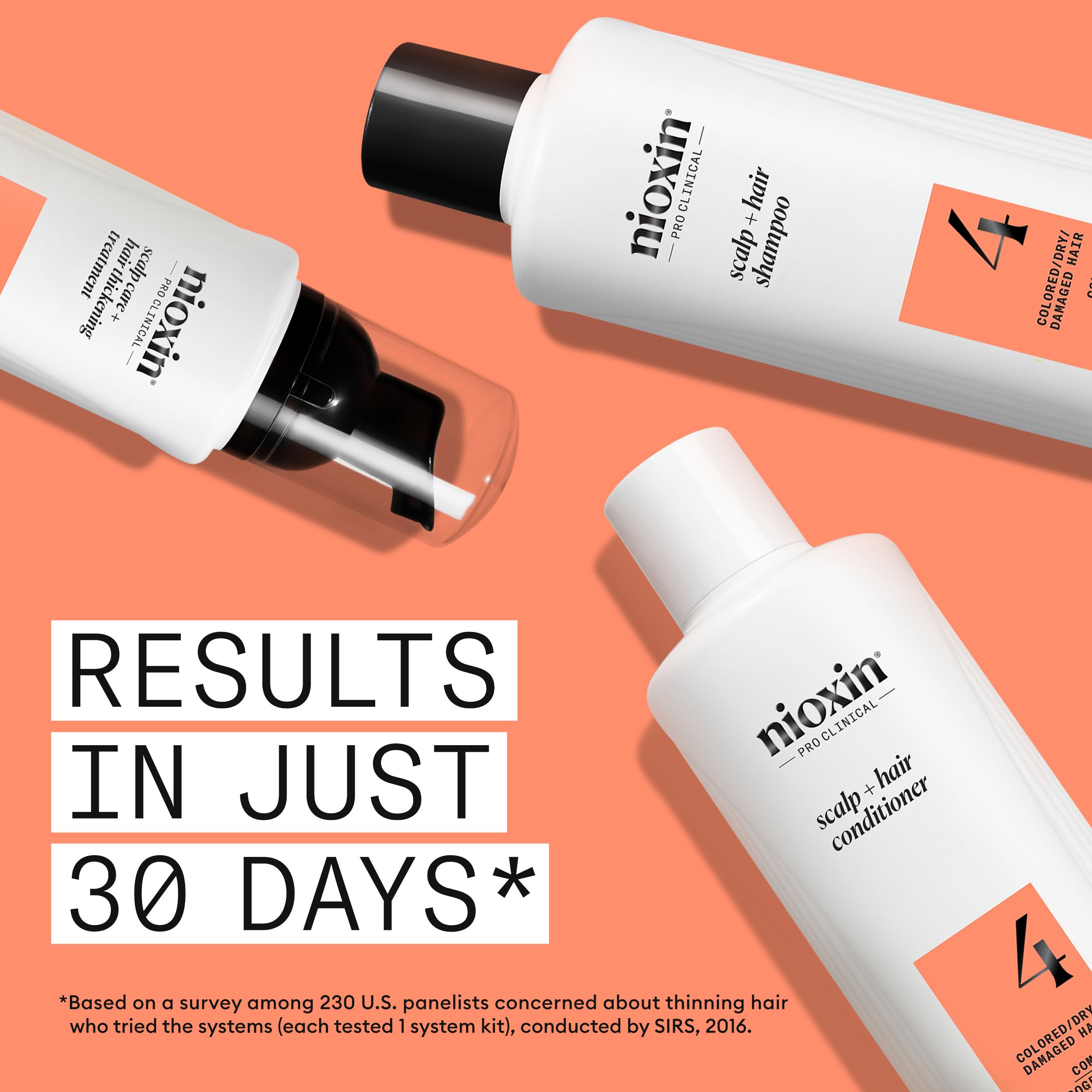 NIOXIN leave-in treatment spray bottle for targeted root volume