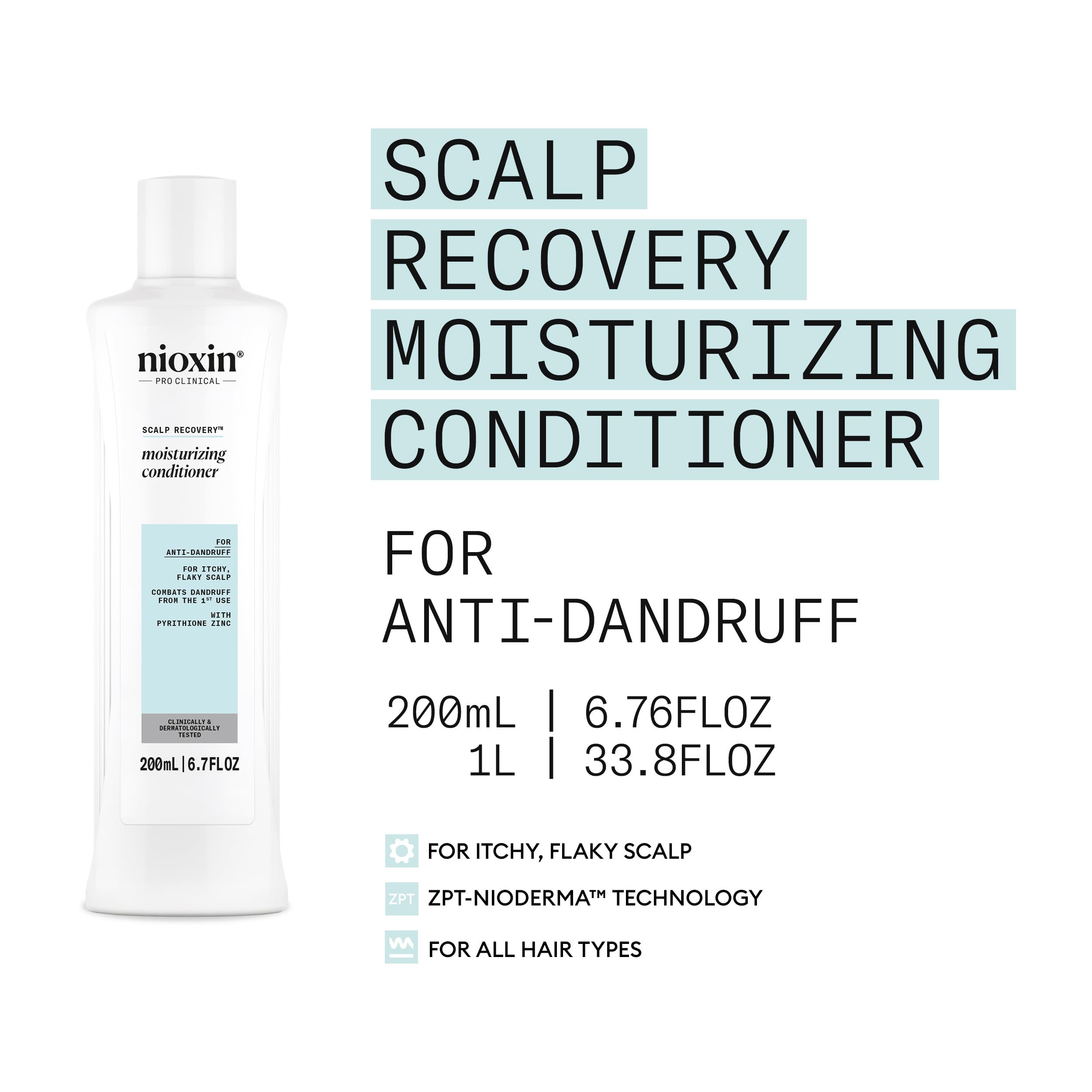Nioxin conditioner texture on hand showing creamy hydration benefit