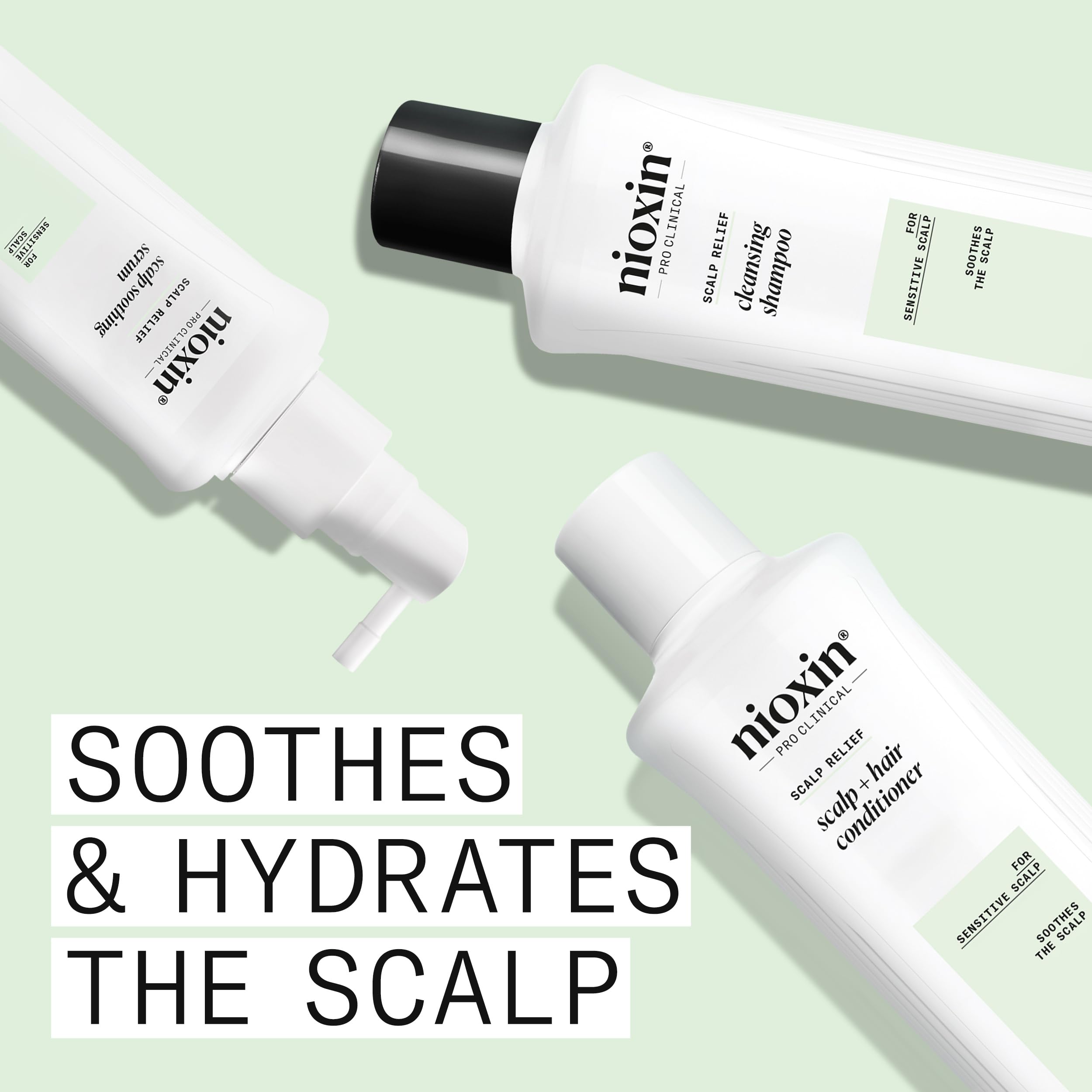 NIOXIN creamy conditioner texture close-up highlighting smoothing benefit