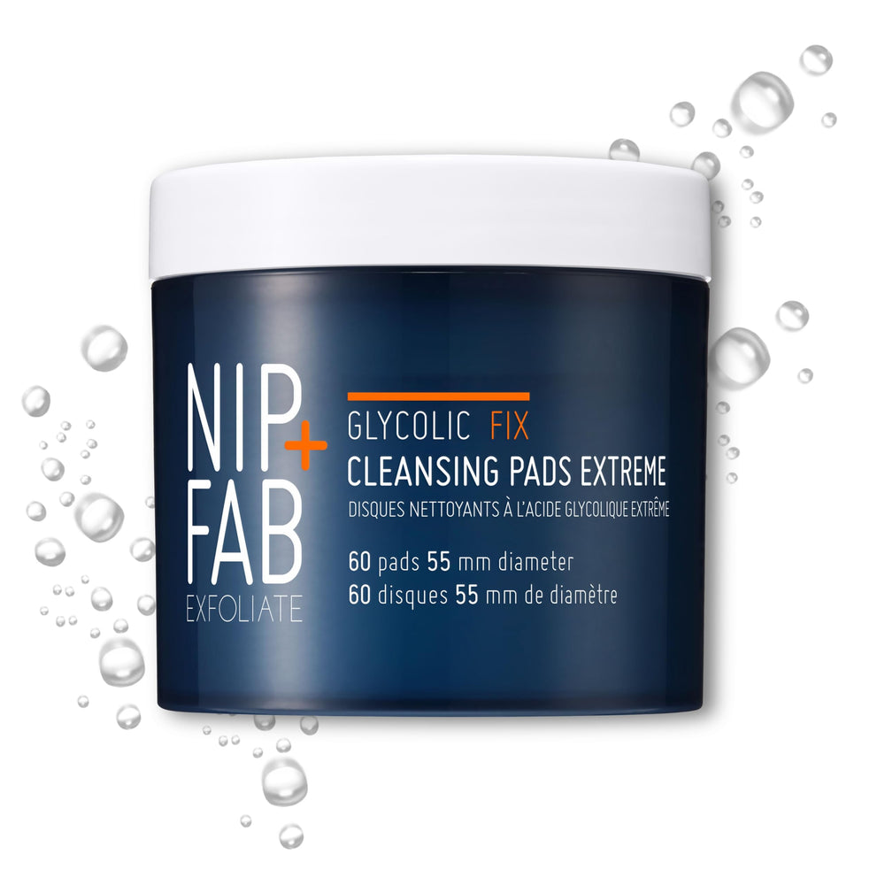 Nip + Fab Glycolic Fix Night Pads packaging ready for a brightening nightly routine.