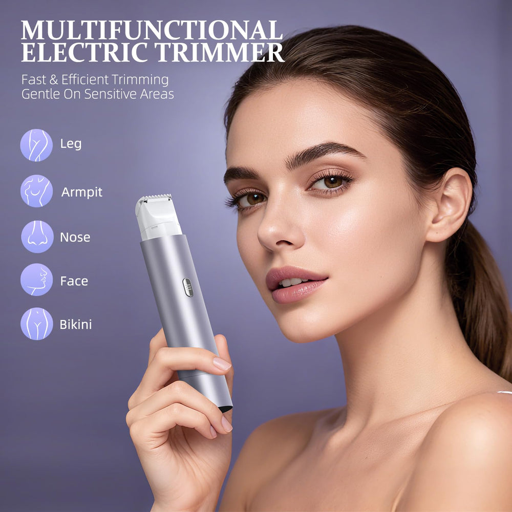 NIPOO bikini-trimmer protective comb minimizes hair pulling for sensitive skin.