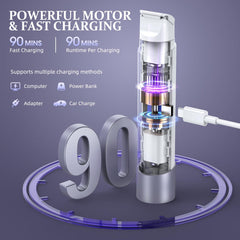 NIPOO bikini-trimmer floating blade head reduces irritation during grooming.