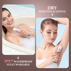NIPOO IPX7 waterproof design for shower or rinse clean.