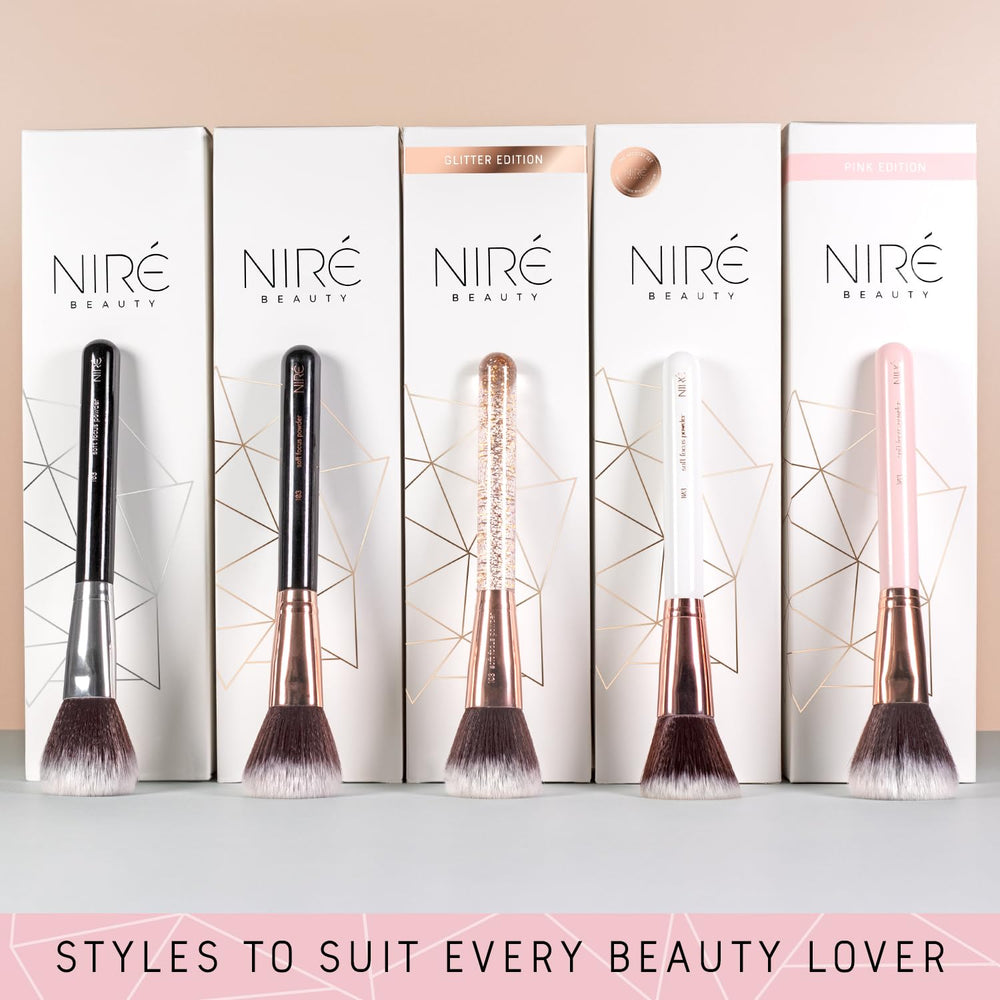 Niré Beauty pink gift box presents a ready-to-gift luxury kit.
