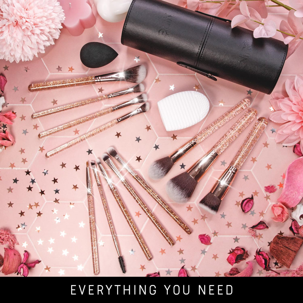 Nire Beauty professional-grade brushes—high-quality tools for artists.