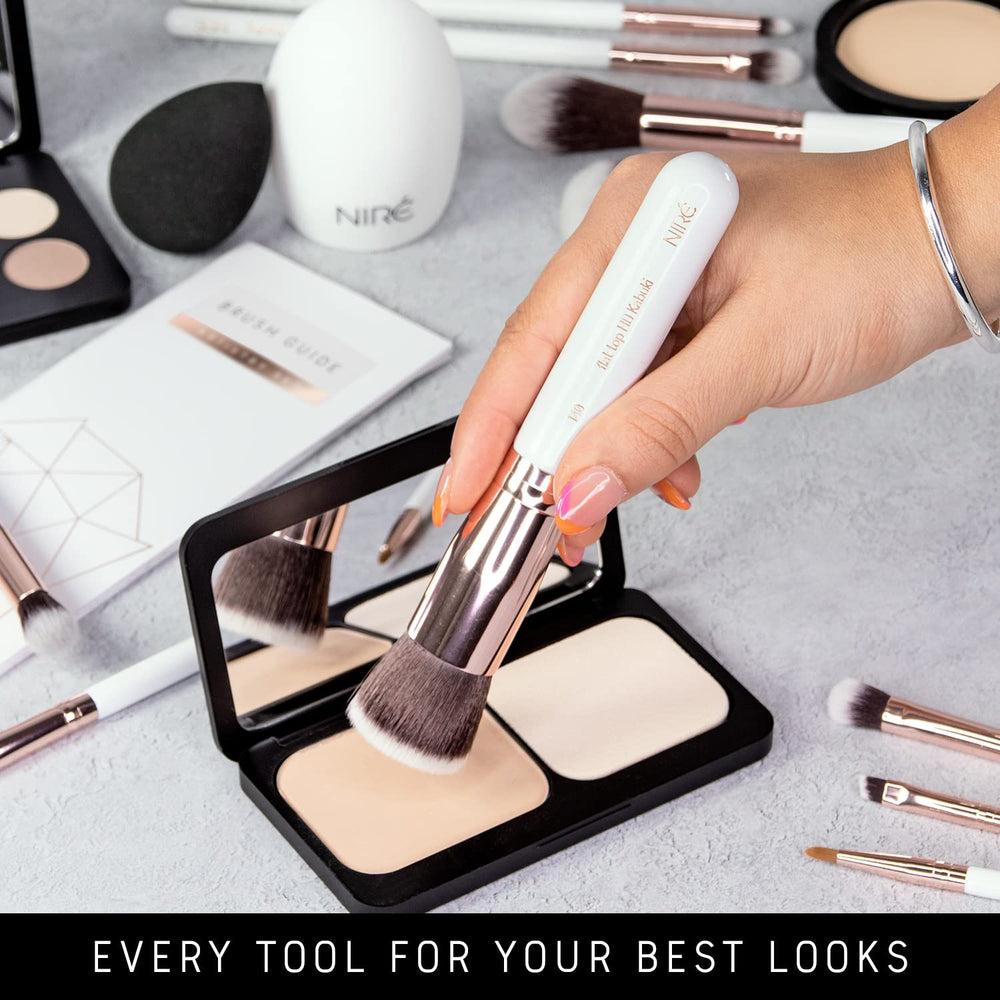 Niré Beauty White case open tray highlights organized storage and easy access.